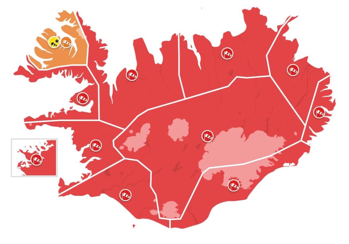 Stängt på grund av väder