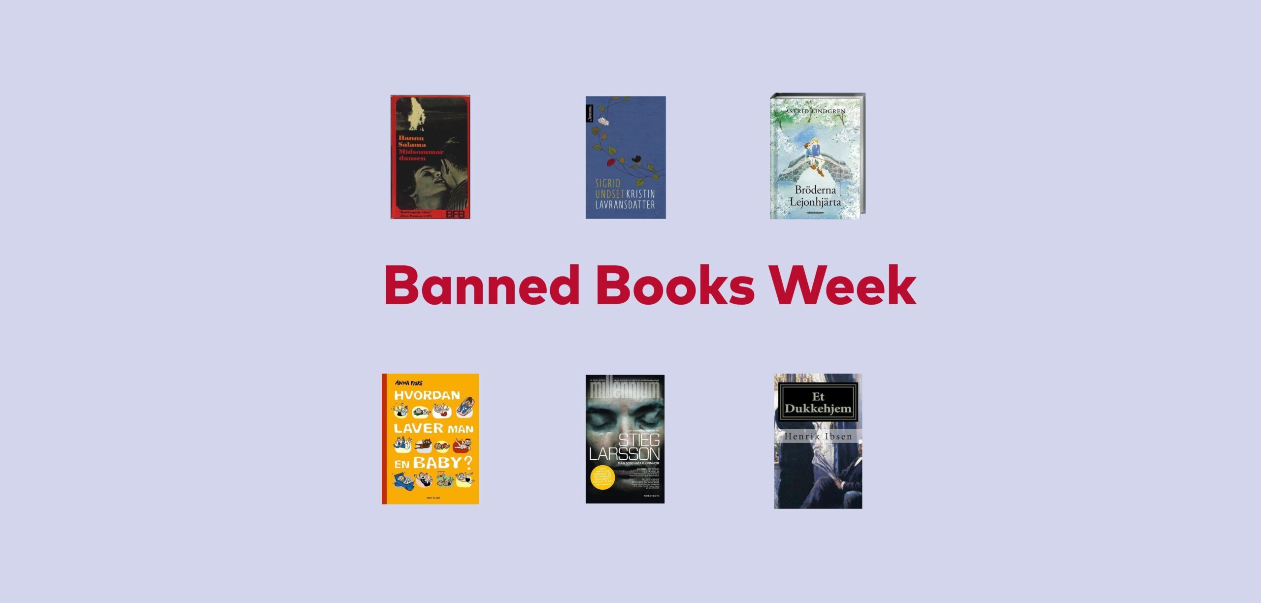 Läs en förbjuden bok! – Banned Books Week